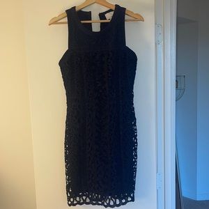 Navy blue cocktail dress